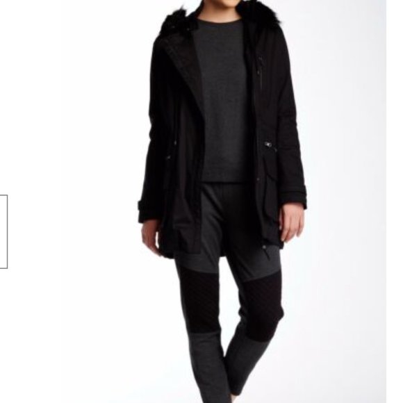 VINCE COTTON 'Quilted' Genuine Fur Trim Parka - Picture 3 of 9